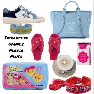 Waffle Interactive Fleece Plush Toy
